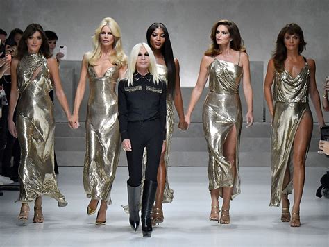 versace vogue 100th gala dress|Stunning Donatella Versace Steals the Show at Vogue's .